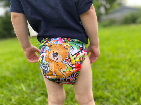 Athletic Wicking Jersey Pocket Diapers